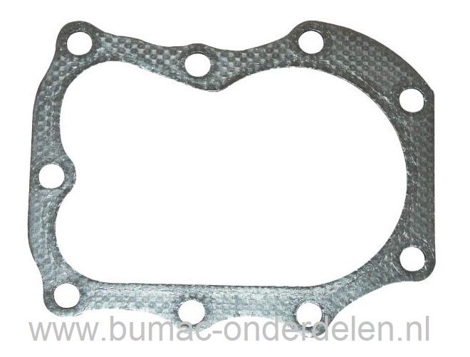 Afdichting Cilinderkop B&S 7+8 PK Motoren met Horizontale- en Verticale Krukas, B&S Industrial Plus Motoren, Trilplaat, Aggregaat, Generator, Pomp, Frees, BRIGGS & STRATTON Cilinderkoppakkingen, Cylinderdichtingen Briggs and Stratton