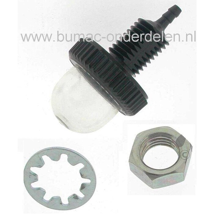 Walbro Primer, Balg voor Kettingzaag, Bosmaaier, Heggenschaar, Bladblazer, Strimmer Stihl, Jonsered, Dolmar, Hitachi, Husqvarna, Zenoah, OleoMac, MTD, Wolf, Stiga, Castelgarden, Partner, Mc Culloch