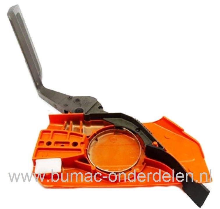 Rechter zijkap, Koppelingsdeksel voor Husqvarna 281 en 288 Kettingzaag, Motorzaag Complete Kettingrem met Hendel en Huis voor Husqvarna 281, 288, 281XP, 288XP en 288EPA Kettingzaag