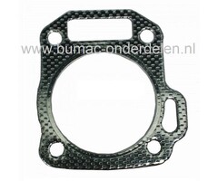 Honda Cilinderkoppakking GX160 met Horizontale Krukas en 5-6 Pk op Kloofmachines, Houtversnipperaars, Aggregaten, Generatoren, Hoogwerkers, Bobcats, Onkruidbestrijdingsmachines, Trilplaten, Afdichtingen en Pakkingen voor HONDA GX 160 Motoren