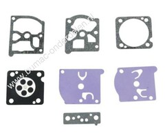 Membraanset voor o.a. Husqvarna 455, 455E, 545, 550 XP/XPG Kettingzaag Carburateur Reparatieset voor Walbro Membraanset D1-AT, D1AT, Carburator Revisieset Motorzaag, Bosmaaier, Heggenschaar, Bladblazer