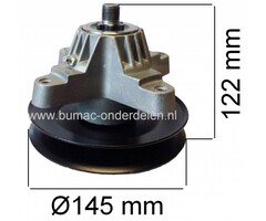 Lagerhuis Compleet voor MTD, Yardman, Cub Cadet, Gutbrod en Wolf Zitmaaier, Tuintrekker met 42 Inch - 107 Cm Zijuitworp of Mulch Maaidek, 604G, AF 6135, AG 6145, AG 6150 K, DLX 96 SA, DLX107 SALK, DLX 107 SHL, HG 6160, HG 6180, ZG 6170, AF 6135, AG 6145,