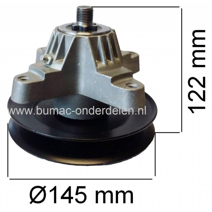 Lagerhuis Compleet voor MTD, Yardman, Cub Cadet, Gutbrod en Wolf Zitmaaier, Tuintrekker met 42 Inch - 107 Cm Zijuitworp of Mulch Maaidek, 604G, AF 6135, AG 6145, AG 6150 K, DLX 96 SA, DLX107 SALK, DLX 107 SHL, HG 6160, HG 6180, ZG 6170, AF 6135, AG 6145,