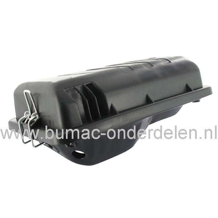 Luchtfilterhuis voor Honda GX120, GX160 en GX200 Motor, Luchtfilterplaat met Deksel voor Honda GX 120, GX 160 en GX 200 Motor op Trilplaat, Veegmachine, Aggregaat, Verticuteermachinbe, Generator, Tuinfrees, Hoogwerker, Bobcat, Minikraan, Waterpomp