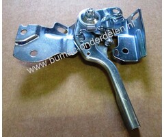 Gashendel met Regelplaat voor Honda GX140, GX160 en GX200 Motor, Regulateurstang Compleet voor Honda GX 140, GX 160 en GX 200 Motor op Trilplaat, Veegmachine, Generator, Aggregaat, Houtklover, Hogedrukreiniger, Kooimaaier, Verticuteer machine, Tuinfrees