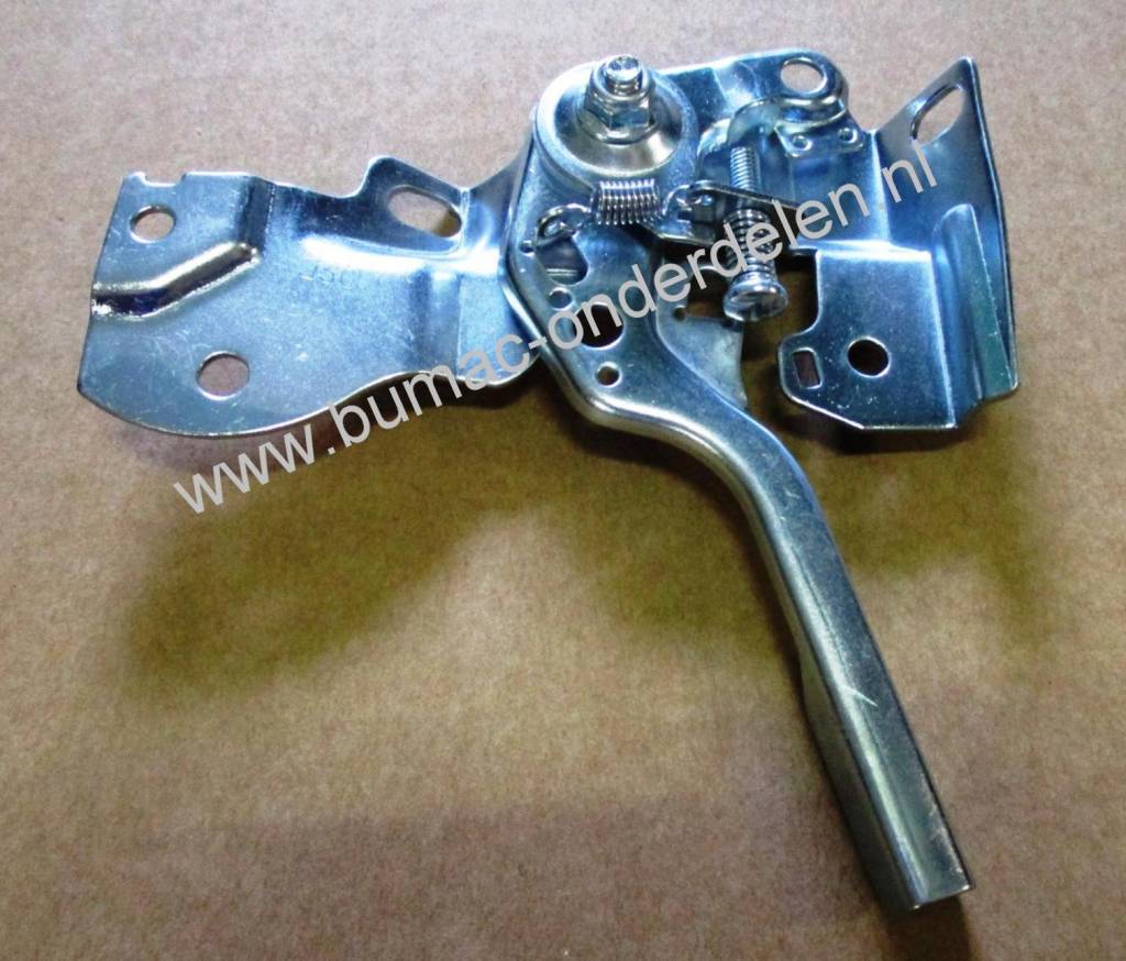 Gashendel met Regelplaat voor Honda GX140, GX160 en GX200 Motor, Regulateurstang Compleet voor Honda GX 140, GX 160 en GX 200 Motor op Trilplaat, Veegmachine, Generator, Aggregaat, Houtklover, Hogedrukreiniger, Kooimaaier, Verticuteer machine, Tuinfrees