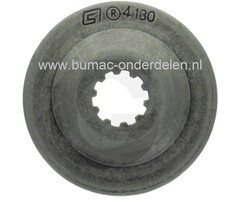 Drukschijf Onder voor STIHL Bosmaaiers, Kantensnijders, Ruggedragen Trimmers, Bermmaaiers, Stihl Onderste Meshouder voor FR85, FR130, FR220, FR350, FR410, FR450, FR460, FR480, FS44, FS55, FS56, FS106, FS108, FS200, FS240, FS250, FS460, FS80, FS81