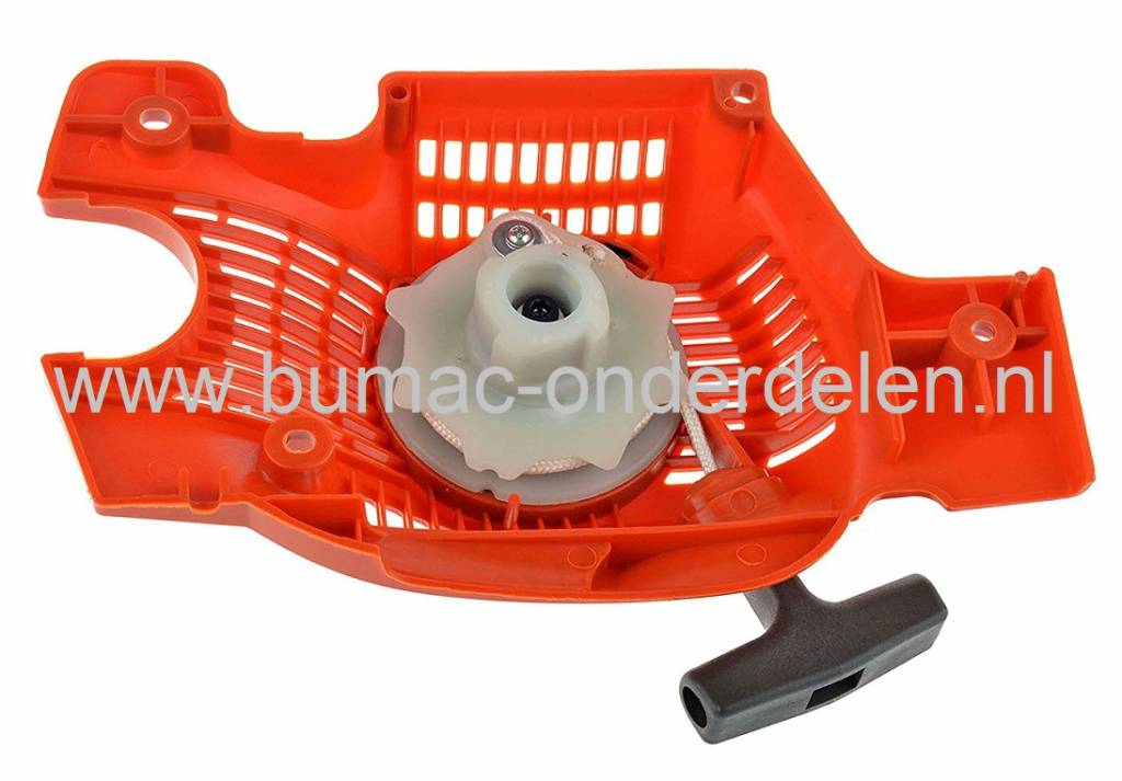 Handstarter voor Husqvarna 137 en 142 Benzinekettingzaag, Motorzaag, HUSQVARNA Starters Compleet voor Kettingzagen, Motorzagen, Jonsered, Partner, McCulloch, Repeteerstarters, Complete Handstarters voor Motorkettingzaag van ELECTROLUX
