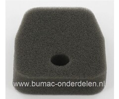 Luchtfilter voor Tanaka - Hitachi Motorheggenschaar, Schuimfilter voor TANAKA en HITACHI Heggenscharen THT-210, THT-210S, HTD-2520PF, HTD-2526PF, HTD-2530PF, HTS-2530PF, Fijnstoffilters