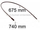 Gaskabel voor Husqvarna en Jonsered Frontmaaier Rider 13, Rider 14 Pro, Rider 15 C, Rider 850 HST, Rider 850 HST Pro, Rider 970-12, Rider 11, Rider 16, Rider 16 H, Rider 850, Rider 970 HST BioClip, FR2111M, FR2113, FR2115