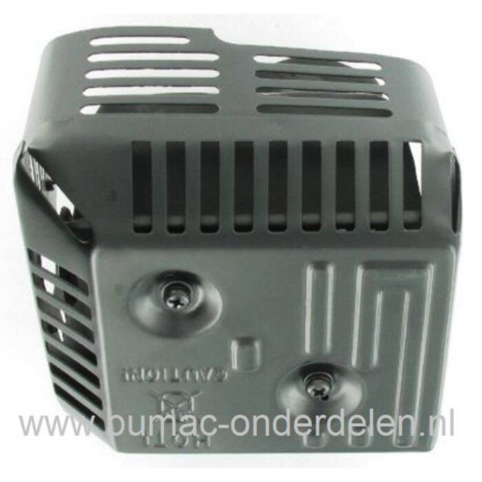 Uitlaat voor HONDA en Loncin GX160VSD7, GX160VXE7, G200, GX200QX7, GX200QXE4, GX200SXE4, GX200VSD, LC168 Motoren met Horizontale Krukas op Kantensnijder, Trilplaat, Generator, Aggregaat, Waterpomp, Tuinfrees, Kart, Sleuvenstamper, Honda Knaldemper