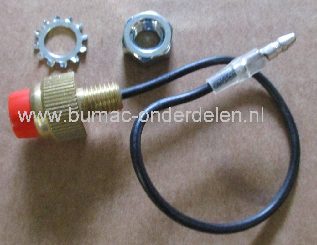 Stopschakelaar voor Bosmaaier, Kettingzaag, Heggenschaar, Bladblazer, Motorzaag, Motorslijper, Grondboor, Trilstamper Drukschakelaar