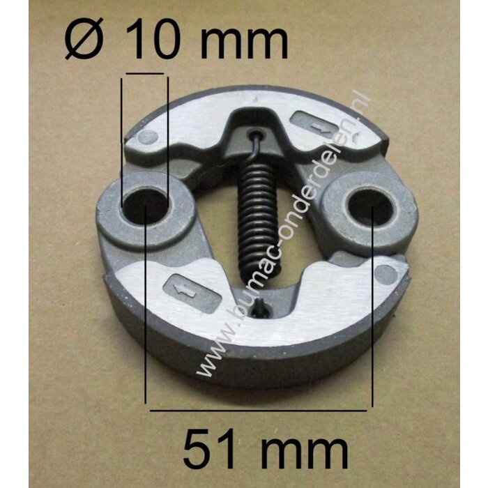 Koppeling voor Maruyama BC420 en BC500 Bosmaaier, Bermmaaier, Strimmer, Centrifugaalkoppeling voor Maruyama BC 420 en BC 500 Bosmaaier