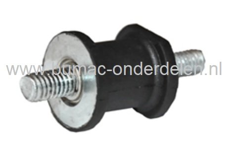 Vibratiedemper voor KAAZ en OLEO MAC Tuinmachines, Bosmaaier, Grasmaaier, Ruwterreinmaaier, Trimmer, Zitmaaier, Generator Aggregaat, Waterpomp, Trilplaat, Tuinfrees, Houtversnipperaar, Kaaz, Oleo-Mac Trillingsdemper, Antivibratierubber, Ophangrubber