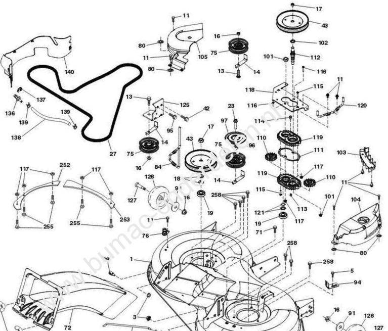 Pakking voor Tandwielhuis van Husqvarna, Jonsered, Mcculloch, Wizard en Lazer Zitmaaier Tandwielkast Dichting TC138, TC142, TC238, TC242, TC338, TC342, CT153, CT154, CTH163, CTH164, CTH173, CTH174, CTH184, CTH194, CTH204, CTH224, CTH2138R en CTH2642