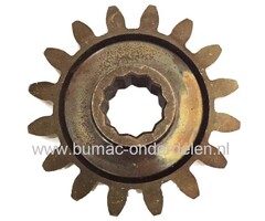 Tandwiel voor Aandrijving Maaimessen Husqvarna, Partner, Jonsered, Mcculloch, Zenoah, Wizard, Lazer, Yardpro Zitmaaier, Tuintrekker TC138, TC142, TC238, TC242, TC338, TC342, CT153, CT154, CTH163, CTH164, CTH173, CTH174, CTH184, CTH194, CTH204, CTH224, CTH