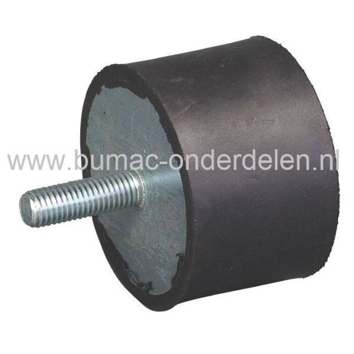 Trillingdemper Type-B Universeel voor Zitmaaiers, Grasmaaiers, Generator, Aggregaat, Tuinfrees, Trilplaat, Houtversnipperaar, Waterpomp, Hakfrees, Kantensnijder, Kart, Trillingsdempers, Antivibratierubbers, Motorsteunen, Motorrubbers, Vibratiedempers