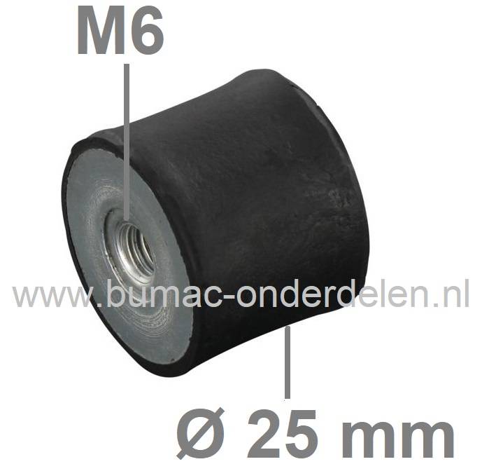 Trillingdemper Type-C Universeel voor Zitmaaiers, Grasmaaiers, Generator, Aggregaat, Tuinfrees, Trilplaat, Houtversnipperaar, Waterpomp, Hakfrees, Kantensnijder, Kart, Trillingsdempers, Antivibratierubbers, Motorsteunen, Motorrubbers, Vibratiedempers