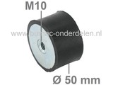 Ophangrubber Universeel Type-C voor Trilplaat, Generator, Aggregaat, Tuinfrees, Zitmaaier, Grasmaaier, Houtversnipperaar, Waterpomp, Hakfrees, Kantensnijder, Kart, Antivibratierubbers, Ophangrubbers, Motorsteunen, Trillingsdempers, Motorrubbers, Vibratie