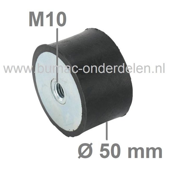 Ophangrubber Universeel Type-C voor Trilplaat, Generator, Aggregaat, Tuinfrees, Zitmaaier, Grasmaaier,  Houtversnipperaar, Waterpomp, Hakfrees, Kantensnijder, Kart, Antivibratierubbers, Ophangrubbers, Motorsteunen, Trillingsdempers, Motorrubbers, Vibratie