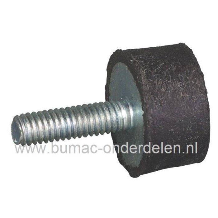 Trillingsdemper Type-D Universeel voor Zitmaaiers, Grasmaaiers, Generator, Aggregaat, Tuinfrees, Trilplaat, Houtversnipperaar, Waterpomp, Hakfrees, Kantensnijder, Kart, Antivibratierubbers, Ophangrubbers, Motorsteunen, Motorrubbers, Vibratiedempers