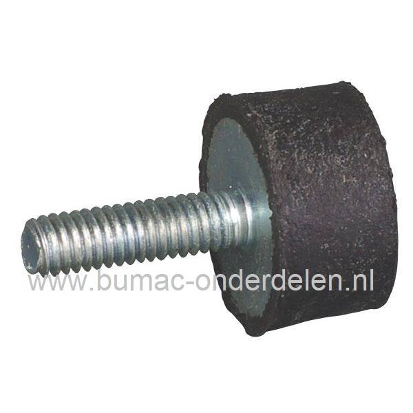 Trillingsdemper Type-D Universeel voor Zitmaaiers, Grasmaaiers, Generator, Aggregaat, Tuinfrees, Trilplaat, Houtversnipperaar, Waterpomp, Hakfrees, Kantensnijder, Kart, Antivibratierubbers, Ophangrubbers, Motorsteunen, Motorrubbers, Vibratiedempers