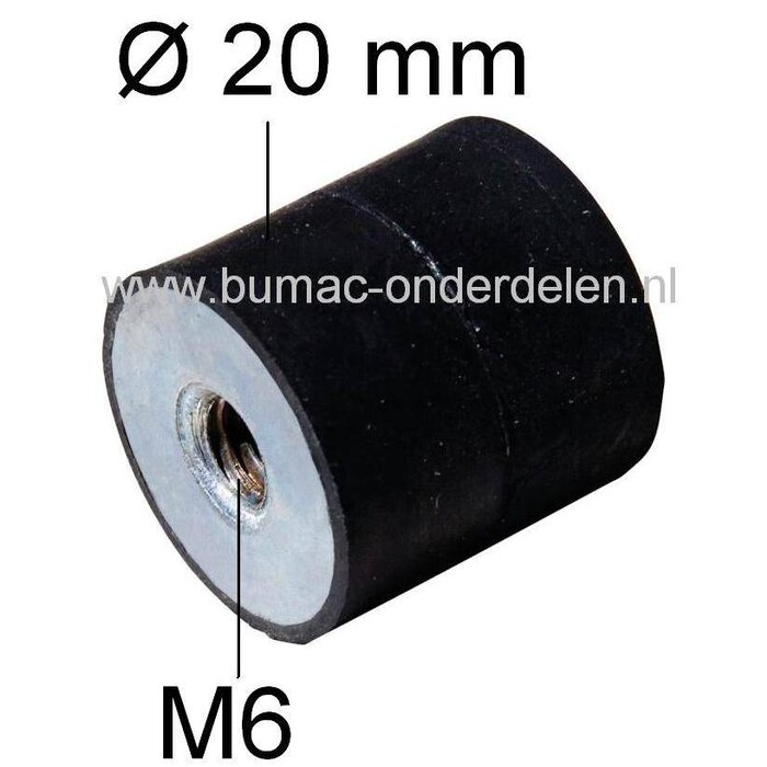 Trillingsdemper voor Husqvarna Automower 220AC en 230ACX, HUSQVARNA Vibratiedempers voor Robotmaaiers, Robomowers, Jonsered, Partner, McCulloch Robotgrasmaaiers, Automatischegazonmaaiers, Maairobots, Anti vibratierubbers, Ophangrubbers, Stootrubbers