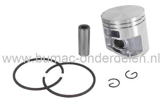 Zuiger Ø 47 mm voor Stihl Kettingzaag MS311, MS362, Zuigerset Compleet met Zuiger, Zuigerveren, Pistonpen en Borgclips voor Kettingzaag, Motorzaag MS 311, MS 362, Complete Zuigerkit voor Stihl onderdeel