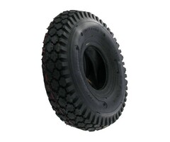 Buitenband voor Zitmaaier - Frontmaaier - Skelter - Steekwagen - Cart 350-4, 410-4 van Murray, Stiga, CastelGarden, Husqvarna, Mountfield, Jonsered, Partner, Mc Culloch, MTD, Bolens, Wolf, Gutbrod, Wizard, Alko