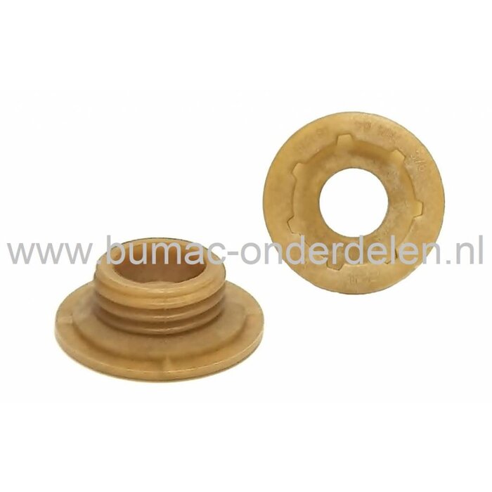 Wormwiel 3/8 voor HUSQVARNA Kettingzagen 357, 359, 357XP, 357XP EPA, 359 EPA, Electrolux Aandrijfwiel voor Oliepomp bij Kettingzagen, Motorzagen, Husqvarna, Jonsered, Partner, McCulloch, Oliepompaandrijfwiel voor Kettingzaag 357, 357 XP, 357XPEPA, 359, 35