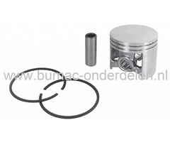 Zuiger Ø 52 mm voor STIHL MS461 - GS461 Benzinekettingzaag, Betonzaag, Stihl Zuigerset Compleet met Zuigerveren, Pistonpen en Borgclips voor Kettingzagen, Motorzagen, Complete Zuigerkit 52 mm voor Stihl MS 461, GS 461 Motorzaag onderdeel