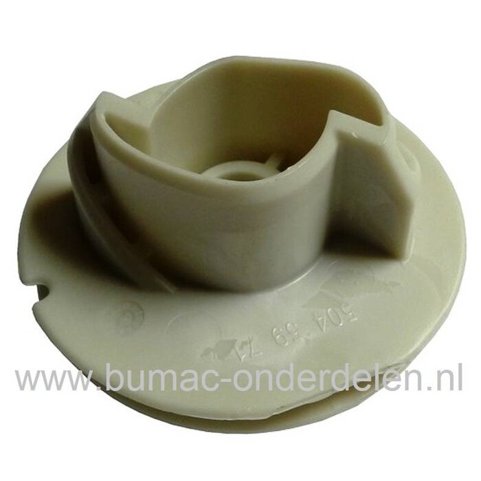 Startpoelie voor Husqvarna 135, 140, 435, 435E, 440, 440E Kettingzaag, Start Poelie komt ook voor op Jonsered, Partner en Mcculloch Kettingzaag Startpouly voor Husqvarna  135, 140, 435, 435 E, 440, 440 E Kettingzaag, Motorzaag