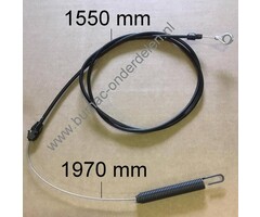 Kabel Inschakelen Messen voor Husqvarna TC142, M155107TC Zitmaaier, Tuintrekker, Koppelingskabel voor het in werking zetten van de Maaimessen Husqvarna, Partner, Jonsered, Mcculloch Zitmaaier TC 142