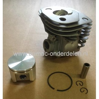 Cilinder HUSQVARNA 357XP en 359, JONSERED 2159 - CS2159 - CS2156, Motorzaag, Kettingzaag, Complete Cylinder met Zuiger, Zuigerveren en Pistonpen, Husqvarna Cilinderset Compleet