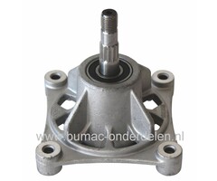 Mesas met Lagerhuis en Lagers Compleet voor Husqvarna, Jonsered, Partner, Mcculloch, Lazer, Wizard Zitmaaier, Tuintrekker, Mesas met Houder en Lagers voor Husqvarna TC142, Mcculloch M185-107TC Zitmaaier onderdeel, TC238, CTH184, LT2320, M155107, CTH224