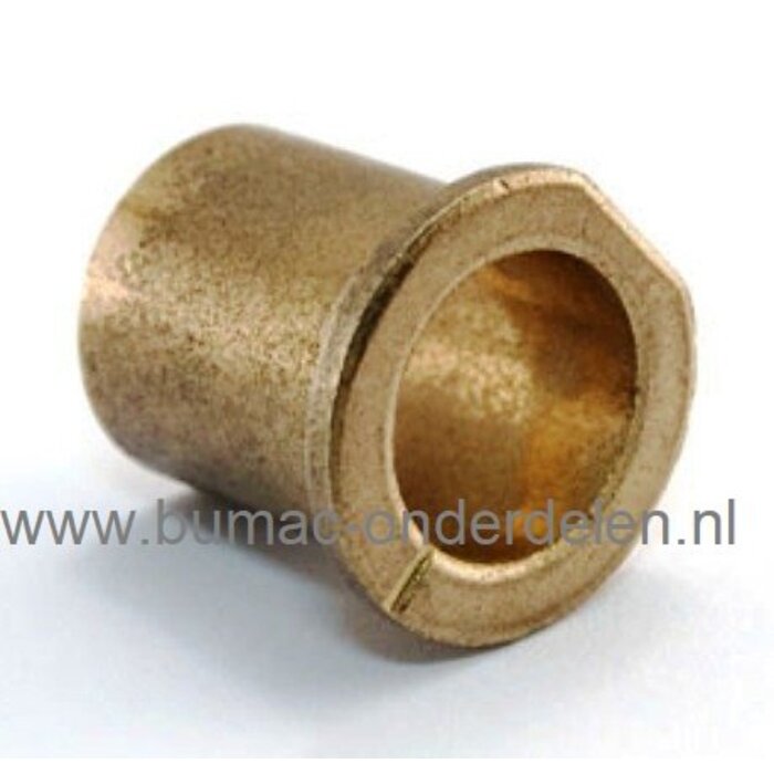 Flenslager voor Aandrijfbak van Peerless Lager, Bronzen bus komt oa voor op MTD, CubCadet, White, YardMan, Gutbrod, Wolf Zitmaaier, Lager komt ook voor als Lagerbus in Stuur Inrichting