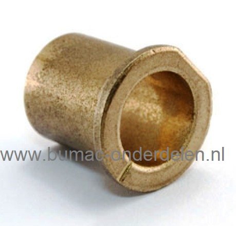 Flenslager voor Aandrijfbak van Peerless Lager, Bronzen bus komt oa voor op MTD, CubCadet, White, YardMan, Gutbrod, Wolf Zitmaaier, Lager komt ook voor als Lagerbus in Stuur Inrichting