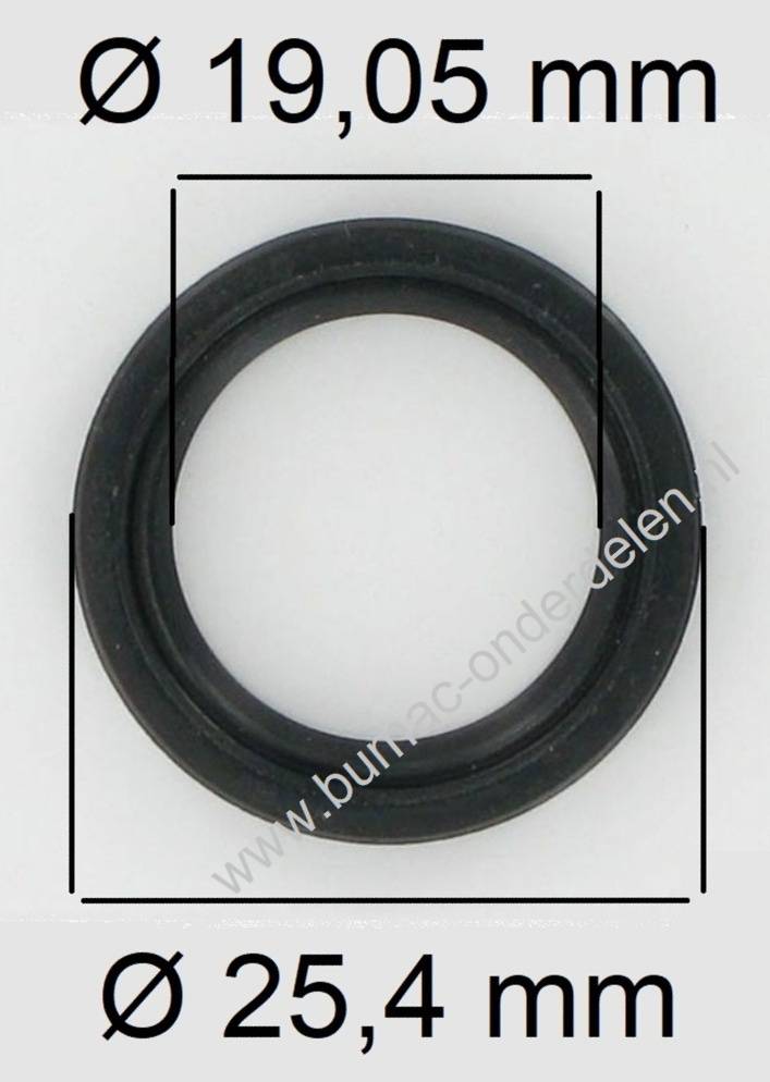 Keerring voor Aandrijfbak van Peerless en MTD, Bolens, YardMan, White, CubCadet en Gutbrod Aandrijfbak, Dichting komt onder andere voor op AN5175 Zitmaaier, Tuintrekker van YardMan