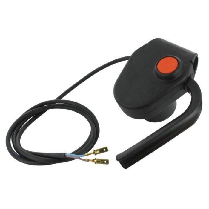 Schakelaar voor Elektrische Grasmaaier voor het Inschakelen van de Motor bij Black en Decker, Bosch, Wolf, Flymo, Gardena, Brill, Husqvarna, MTD, Jonsered, Viking, Sabo, Partner, Mcculloch, Veiligheidsschakelaar voor Grasmaaiers, 2405782, 425202608, F013