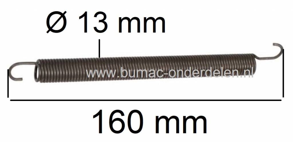 Veer voor Spannen van de V snaar voor Wiel Aandrijving MTD SN135A, SN150A, Yardman, Gutbrod, Bolens, Cubcadet, Wolf Zitmaaier, Tuintrekker, Veer voor Spannen van de V snaar Poelie voor Rijaandrijving SN 135 A, SN 150 A