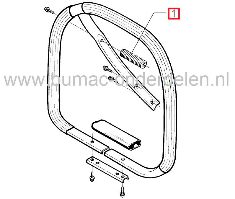 Vibratiedemper voor Husqvarna, Jonsered, Partner, McCulloch Kettingzagen, HUSQVARNA 385, 385EPA, 390, 390EPA, 394, 394XP, 394EPA, 395, 395EPA, ELECTROLUX Trillingsdempers voor Kettingzagen, Motorzagen, Jonsered, Partner, McCulloch, Flymo, Dempveren