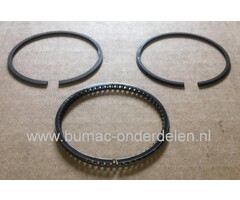 Zuigerveren voor Honda GX120, GXV120 Motoren op Grasmaaiers, Generator, Aggregaat, Waterpomp, Houtversnipperaar, Tuinfrees, Kooimaaiers, Honda Zuigerveerset voor GX 120, GXV 120 Motoren Cilinder Ø 60 mm, onderdeel