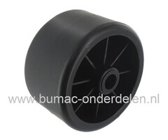 Steunwiel Maaidek voor Iseki Zitmaaiers SCMA40, SRM48, SSM48, SSM48, SSM48, Maaideksteunwielen, Loopwielen voor ISEKI Zitmaaiers, Frontmaaiers, Tuintrekkers