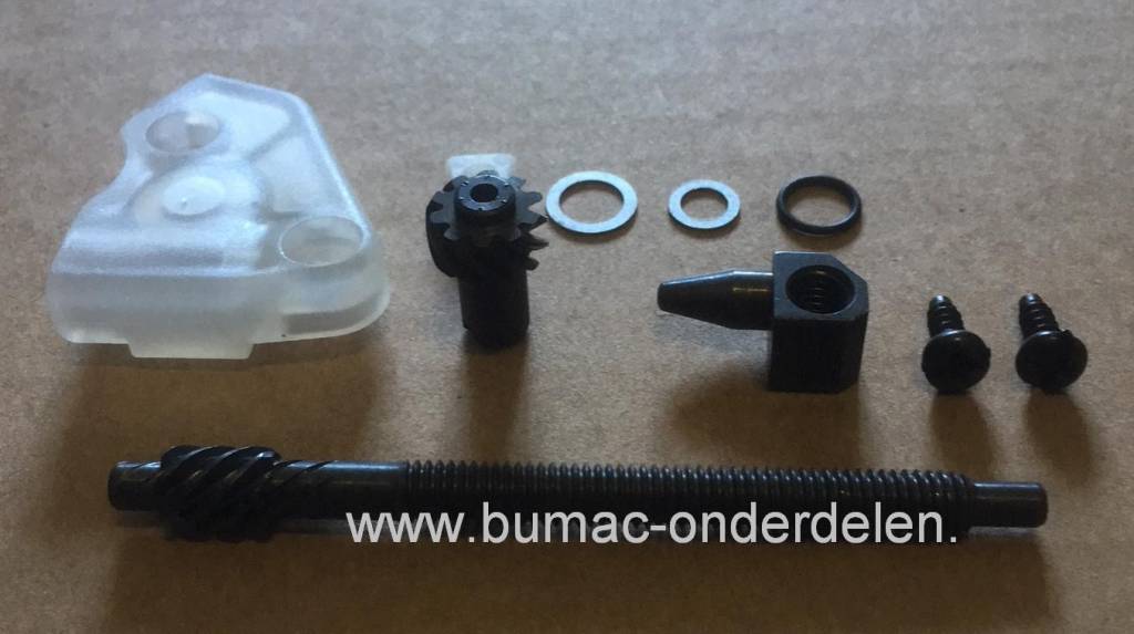 Kettingspanner HUSQVARNA 362 - 365 - 372 - 385 - 390 - 570 - 575 - 576 en JONSERED 2163 - 2165 - 2171 - CS2163 - CS2165 - CS2171 Kettingzaag - Motorzaag, Spanvijs - Spanbout, Husqvarna - Jonsered - Partner - McCulloch