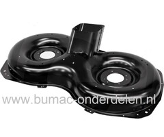 Maaidek 107 Cm - 42 Inch Achteruitworp - Mulch voor Husqvarna, Jonsered, Partner, Wizard, McCulloch, AYP Zitmaaier CT150, CT160, CTH150, CTH160, CTH170, CTH172, CTH180, CTH191, CTH200, CTH210, LT16542, LT18542, LTH1542, LT17542, LT19542, LT2114, LT2114CA