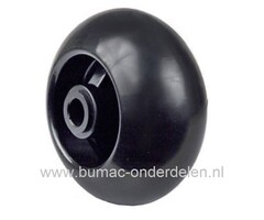 Wiel voor Maaidek CUB CADET, MTD Zitmaaiers met 44", 46", 48", 50", 54", 60" Maaibreedte met 3 Messen, Maaideksteunwielen Cub Cadet LT1000, SLT1500, GT1500, ZTR Force, Z Force, ENFORCER, TANK, RECON, GF1748, HF1748, GTX2154LE