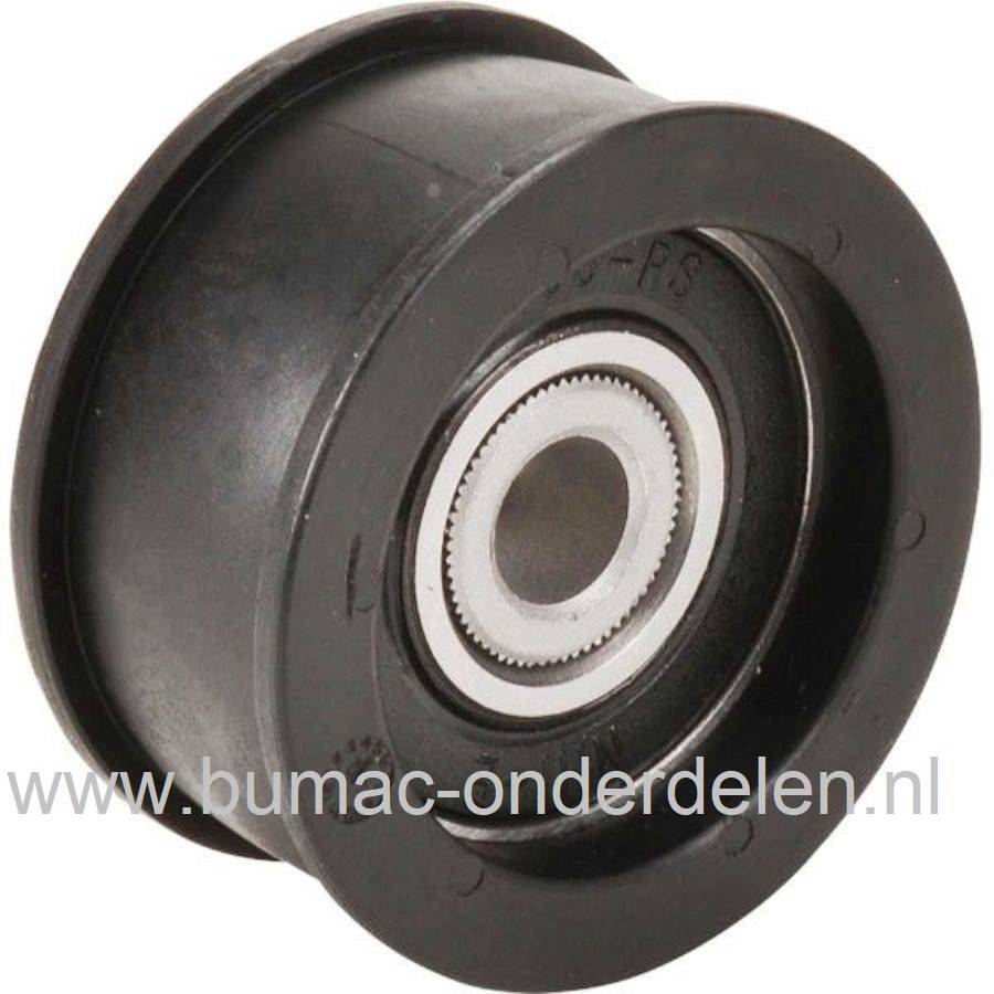 Poelie voor Spannen - Geleiden V snaar voor Aandrijving Hydrostaat - Wielaandrijving Husqvarna, Jonsered, Partner, Wizard, Yardpro, Lazer Zitmaaier, Tuintrekker CT135, CTH135, CTH151, CTH160, CTH172, WZ15536RDHA Zitmaaiers