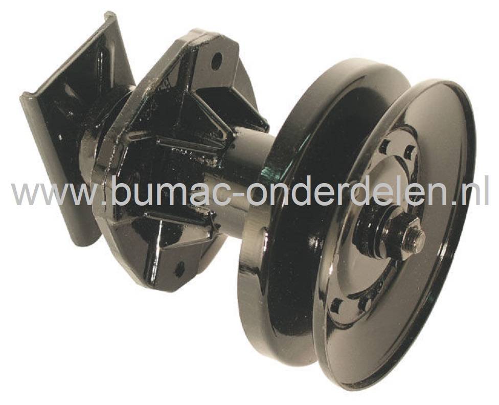 Noma Lagerhuis met Lagers - Mesas - Meshouder en Poelie Compleet, Murray, Gutbrod, AYP, Poulan, Roper, Sears, Zitmaaier - Frontmaaier - Tuintrekker  met 38" - 44"   Maaidek