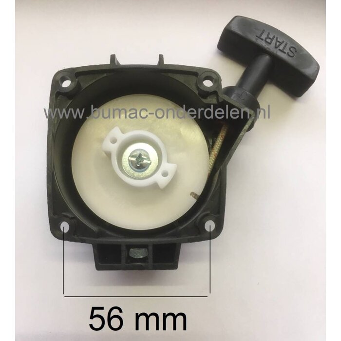 Handstarter voor Echo - Shindaiwa Bosmaaiers, Grondboren, Stokheggenscharen, Kantensnijders, Strimmers, EDR-260, GT-230/231, HCA-260/261, PAS-, PE-230/231/260/2601, PHP-800, PPT-230/260, SHC-260/261, SHP-800, SRM-230/231/260/261/270, ECHO Repeteerstarters