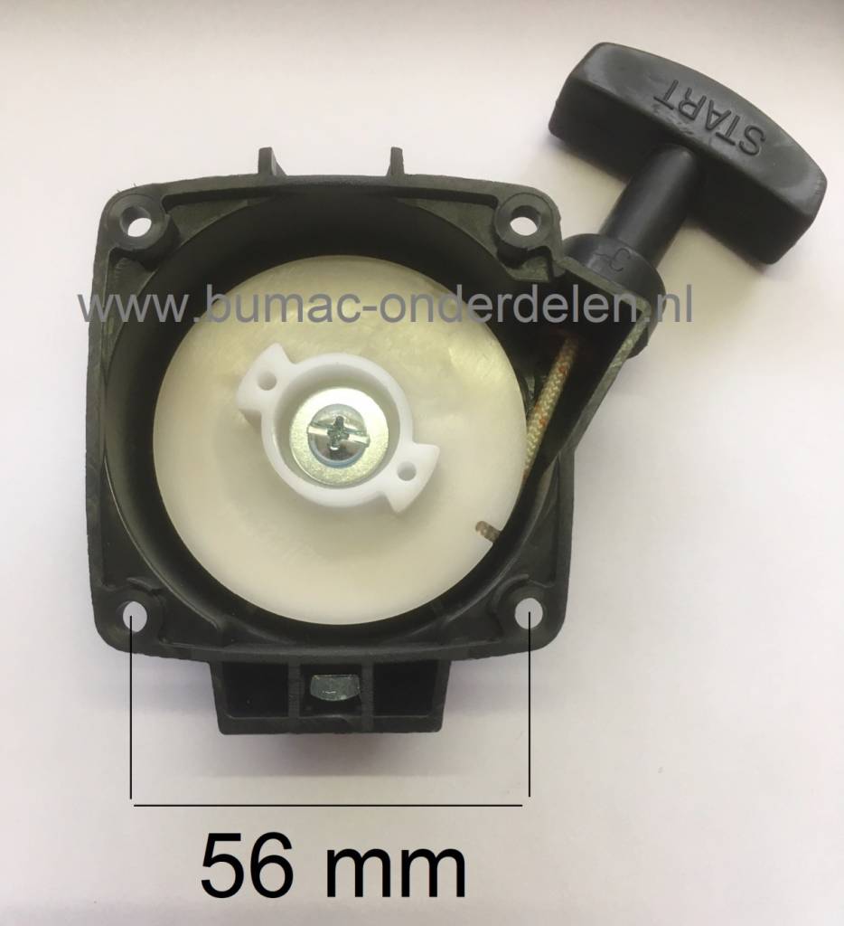 Handstarter voor Echo - Shindaiwa Bosmaaiers, Grondboren, Stokheggenscharen, Kantensnijders, Strimmers, EDR-260, GT-230/231, HCA-260/261, PAS-, PE-230/231/260/2601, PHP-800, PPT-230/260, SHC-260/261, SHP-800, SRM-230/231/260/261/270, ECHO Repeteerstarters